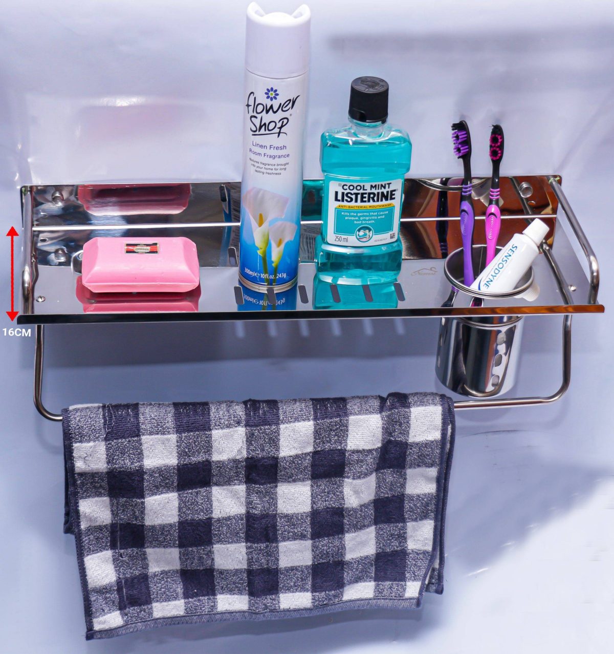 N006 ( Multipurpose Wide (16cm) Rectangle Shelf - 50cm ) - Image 2