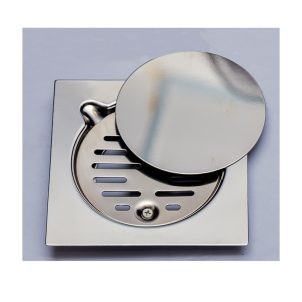 N148 - D2375 Floor Strainer 15cm x 15cm Polish