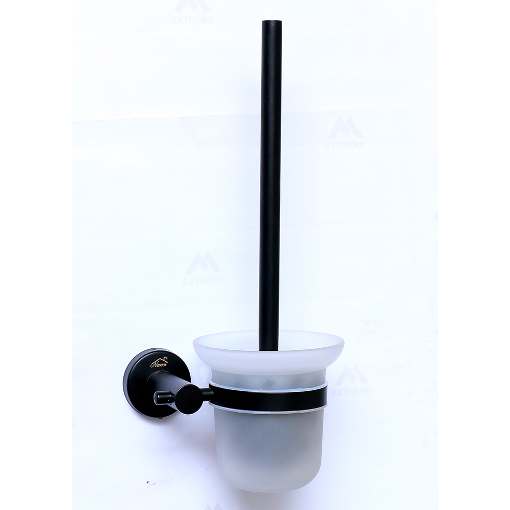 Black, Glass Toilet Brush and Holder in Nairobi Kenya