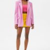 Faux Leather Blazer - Image 3