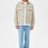 Faux Suede Jacket With Pockets - Image 4