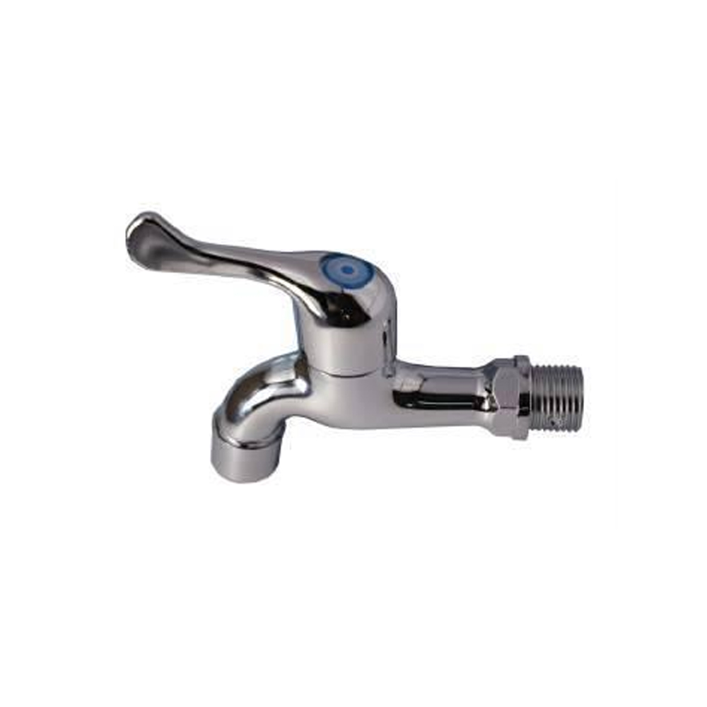 ABS Chrome Plastic Bib Tap , Wall Type