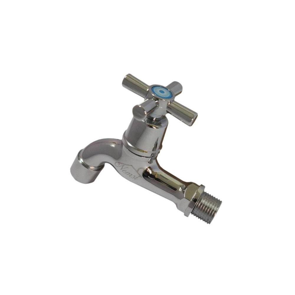 ABS Chrome Plastic Bib Tap , Wall Type