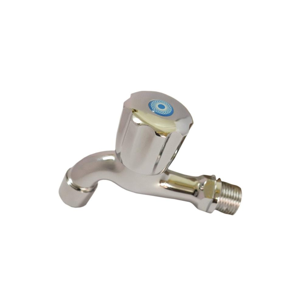 ABS Chrome Plastic Bib Tap , Wall Type