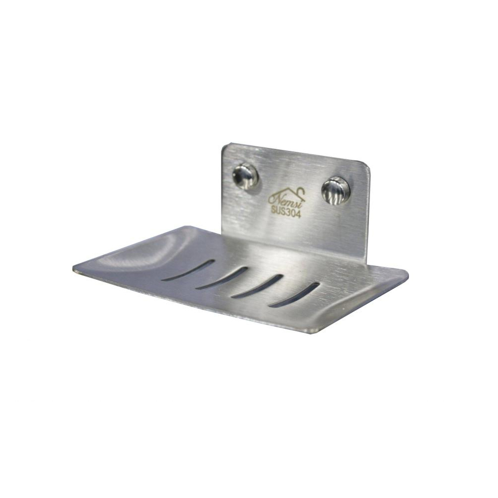 Chrome Matt Soap Holder in Nairobi, Kenya | Toilet, Washroom & Bathroom Accessories in Kenya | Silver Chrome Matt Finish Soap Dish - Holder