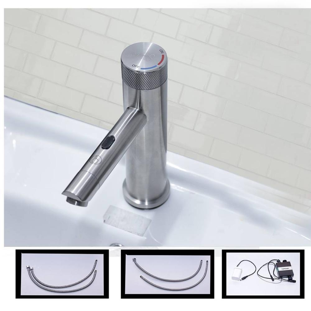 Brass Basin Sensor Tap in Silver Finish in Nairobi, Kenya | Sensor Taps in Kenya | Kitchen, Bathroom, Domestic & Commercial - Restaurants, Hotels, Offices | Bathroom Accessories in Kenya