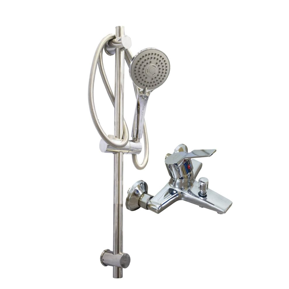 Bath-tub Mixer with Telephone Shower and hand Rail l Shower Mixers in Nairobi Kenya l Bathroom accessories