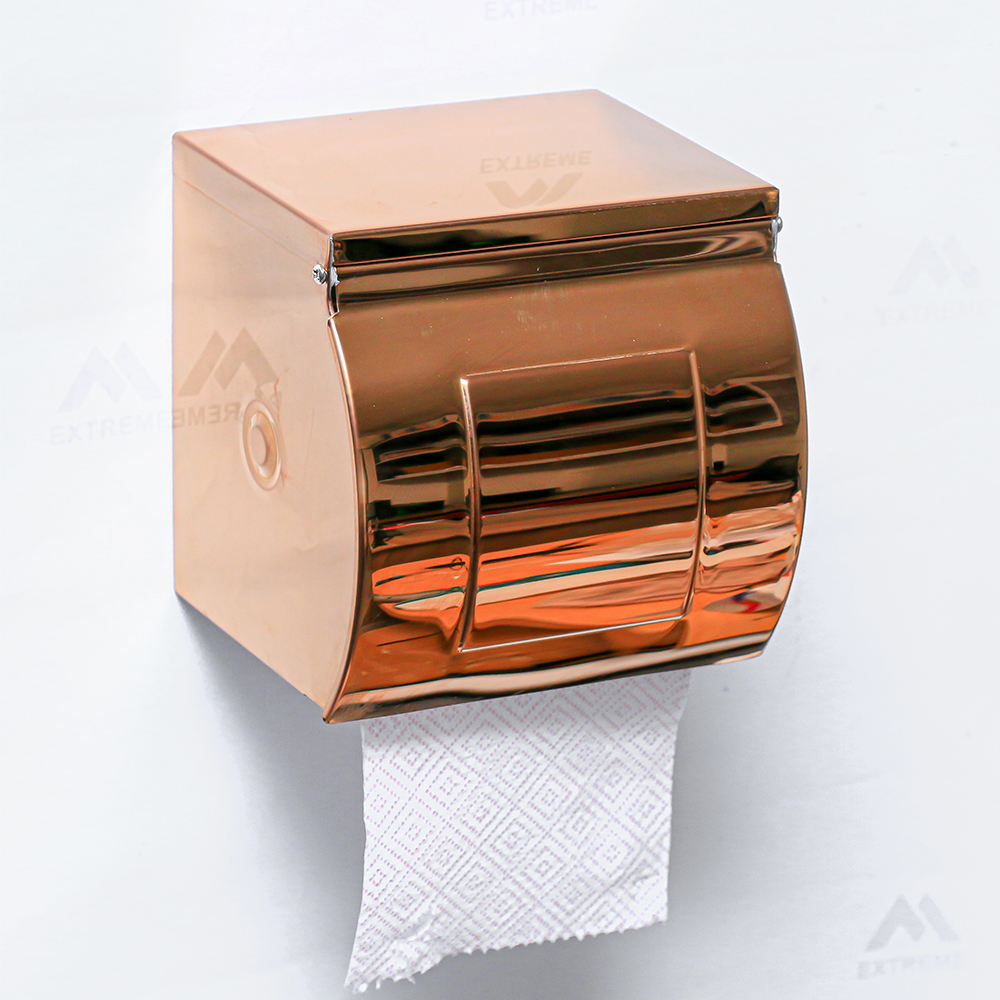 Get Rose Gold Box Tissue Paper Holder - Stainless Steel| Buy Tissue Holder |