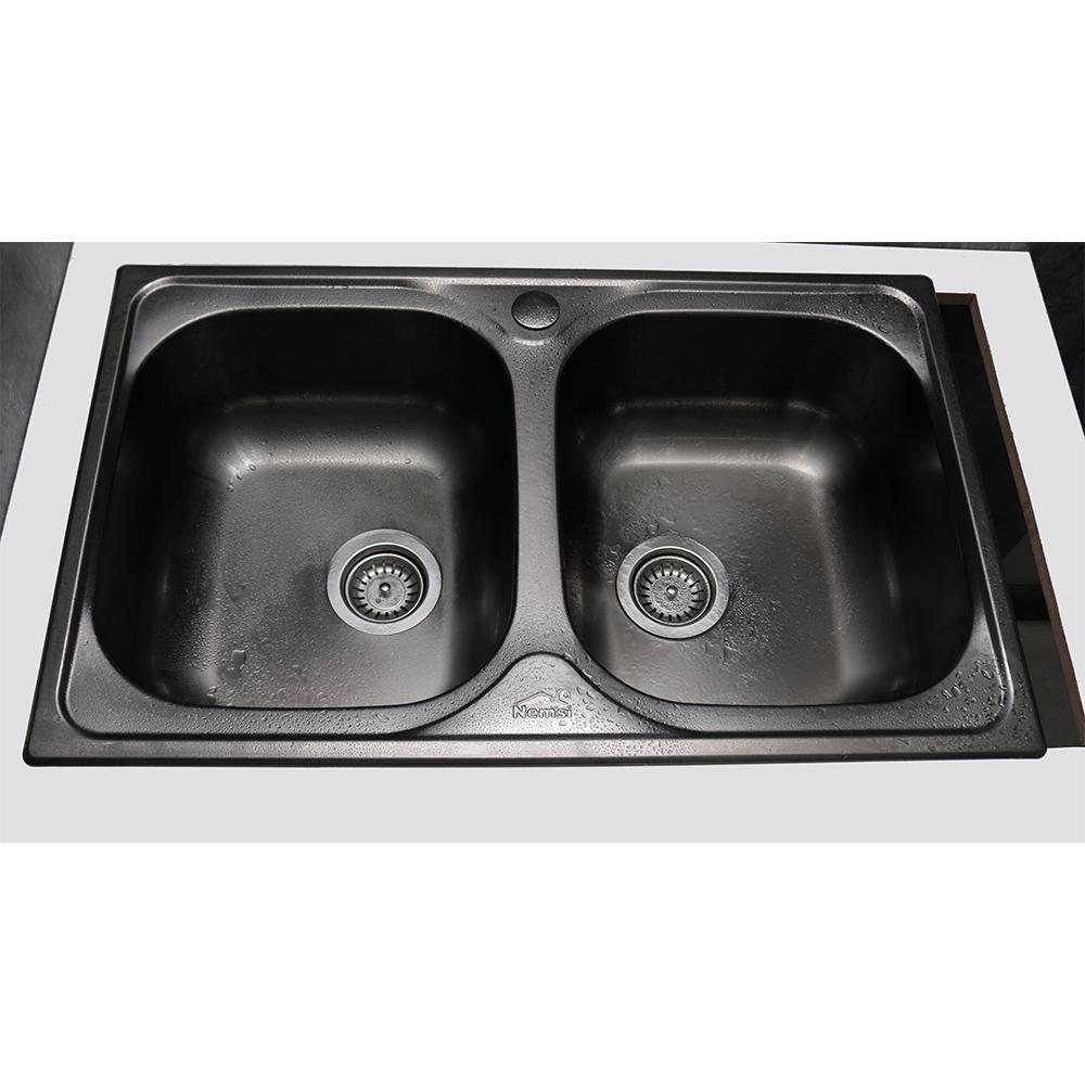 Kitchen Sinks in Nairobi - Double Bowl Double Drain Kitchen Sink | Double Tray Sinks | Sanitary Ware in Kenya | Wash Basins in Nairobi, Kenya