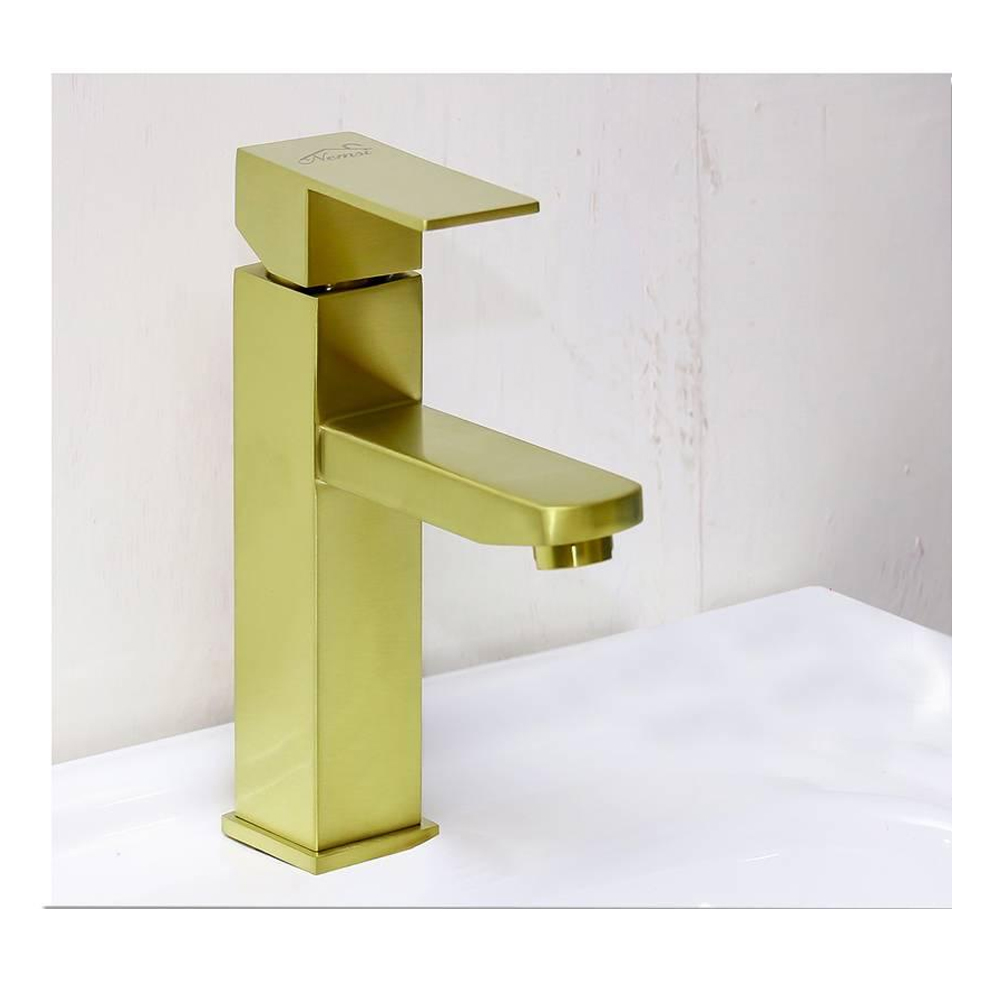 Brushed Gold Square Basin Mixer Tap in Nairobi Kenya