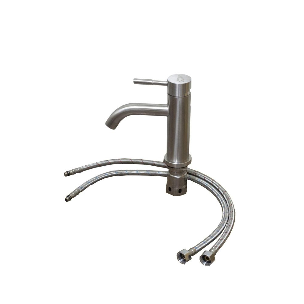 Curved Nose Basin Mixer