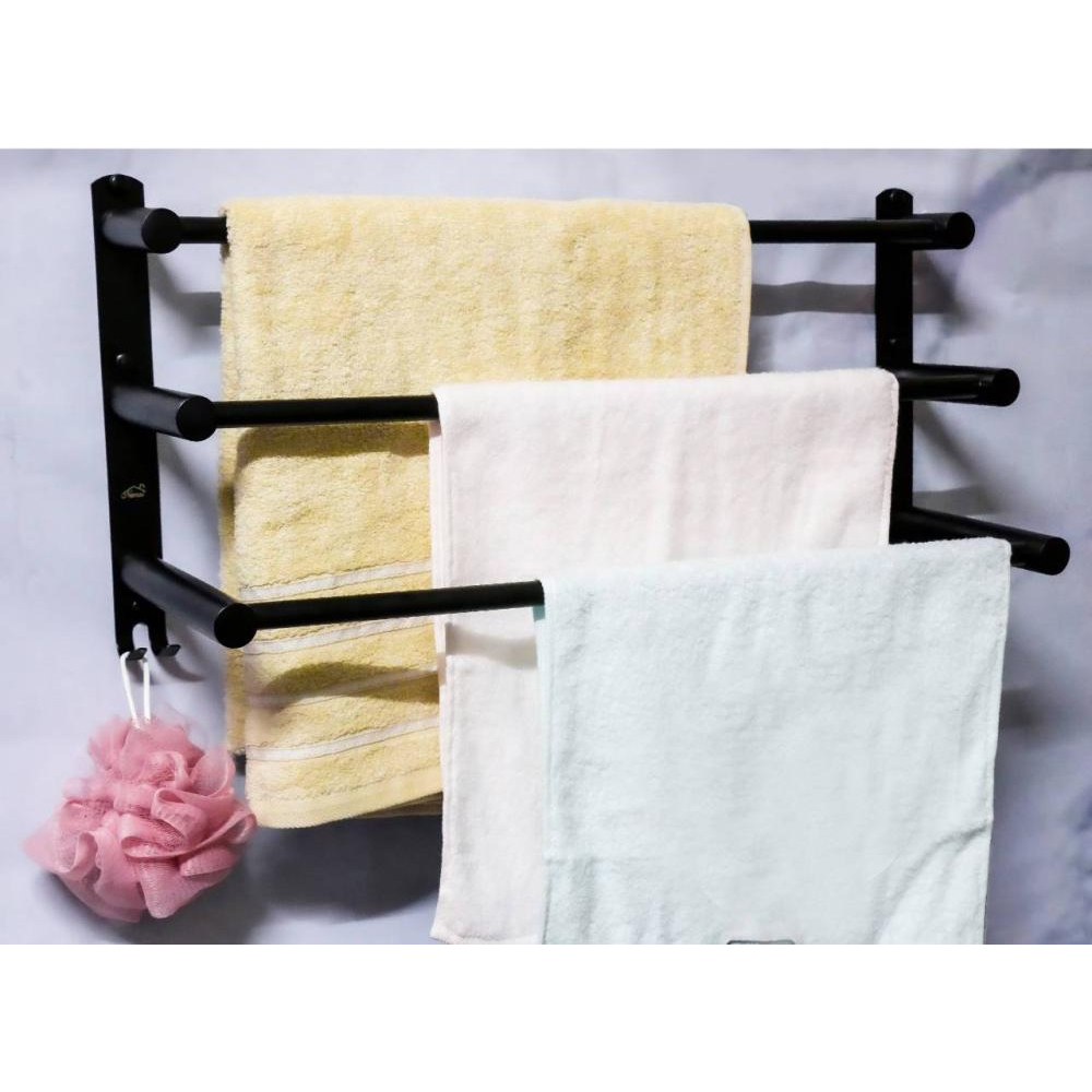 Black Triple Towel Bar l Towel Holders in Nairobi Kenya