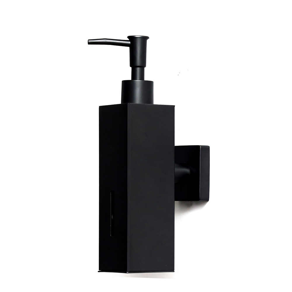 Black Glass Soap/Sanitizer Dispense