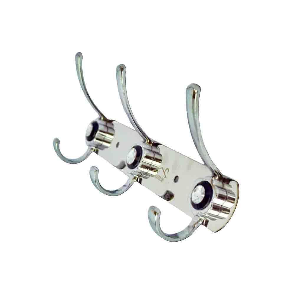 Three (3) Towel and Robe Hooks in Nairobi Kenya -Mirror Finish