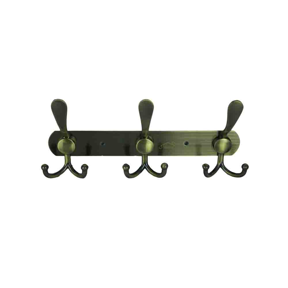 Three (3) Towel and Robe Hooks in Nairobi Kenya -Antique Brass