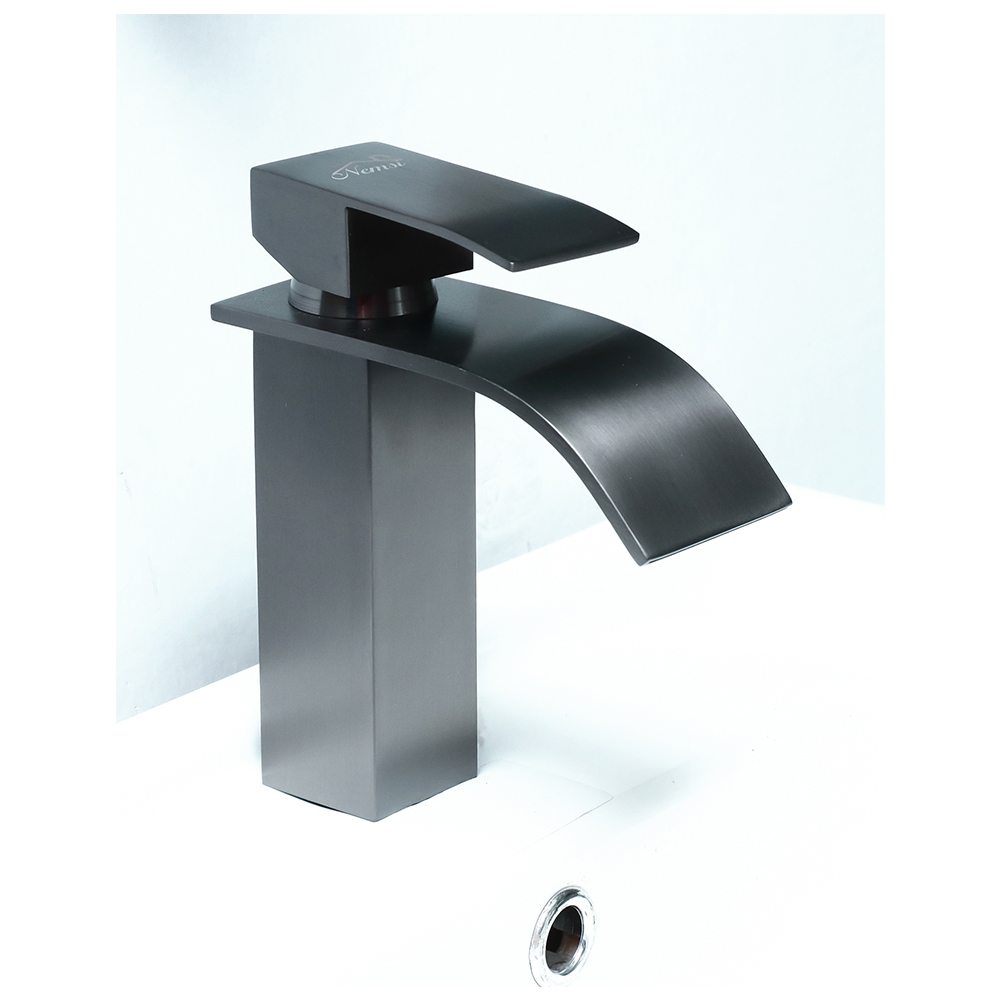 Gun Grey Basin Mixer available at Nemsi Holdings