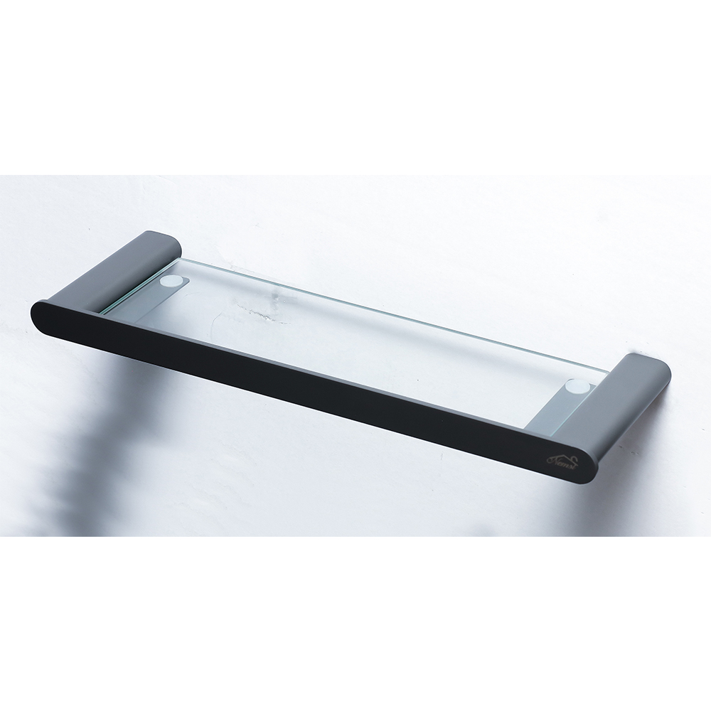 Gun Grey Glass Shelf holder - Nemsi Holdings