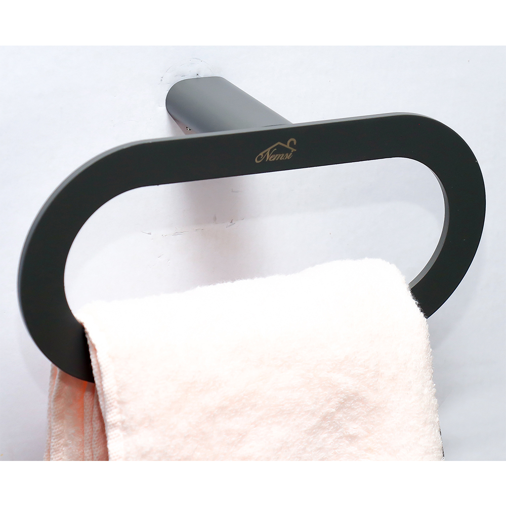 Gun Grey Premium Towel Ring/ Towel Holders - Nemsi Holdings
