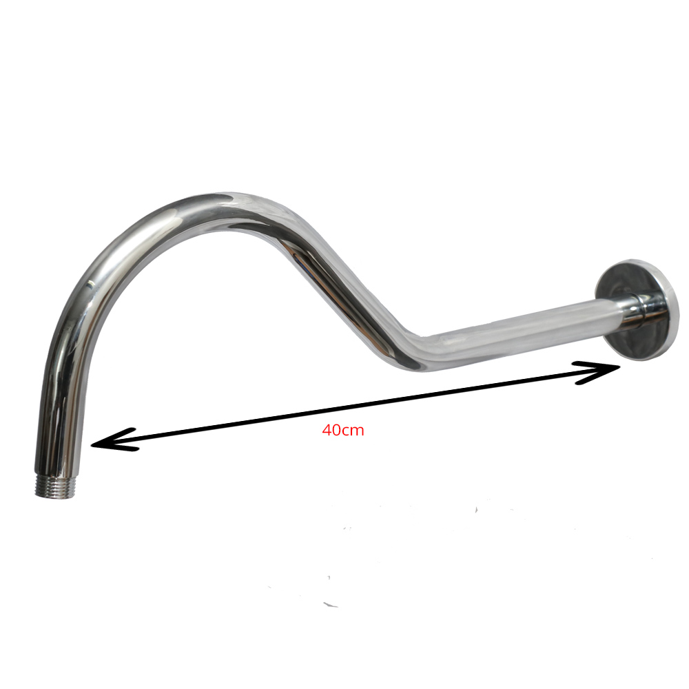 Mirror / Chrome / Shiny - Curved Shower Arm in Nairobi Kenya