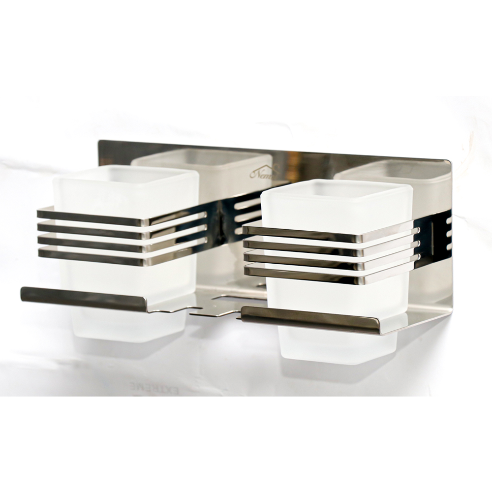 Chrome / Mirror Finish / Shiny Double Tumbler Holder / Toothbrush Holder in Nairobi Kenya