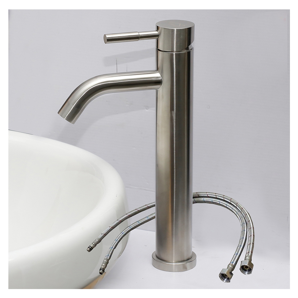 Long Neck Matt Finish Basin Mixer - Curved Nose Basin Mixers in Nairobi - Table Top Basin Mixer Tap