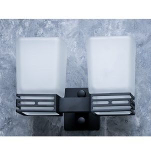 Double Square Tumbler Holder - Black