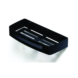 Black Single Rectangle Shelf