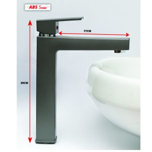 ABS Gun grey High Neck Basin Mixer - Plastic Mixer Taps in Kenya