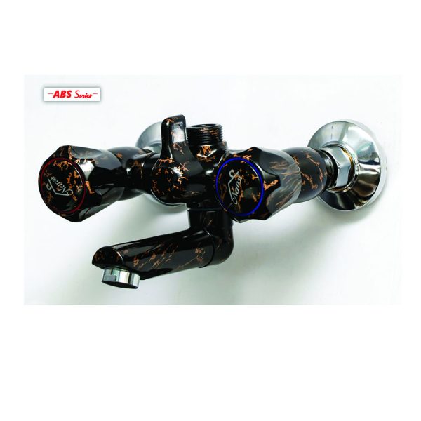 ABS Marble Black Shower Mixer - Plastic Mixer Taps in Kenya