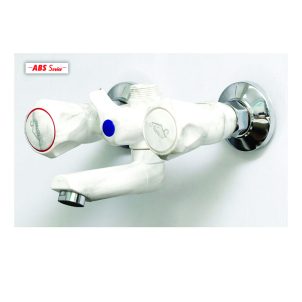 ABS Marble White Shower Mixer - Plastic Mixer Taps in Kenya