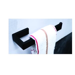 Black Square Hand Towel Holder