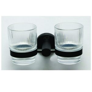 Double Black Tumbler Holder