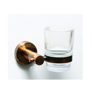 Single Antique Copper Tumbler Holder