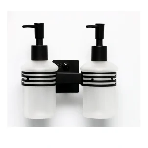 Double+Black+Soap+Dispenser