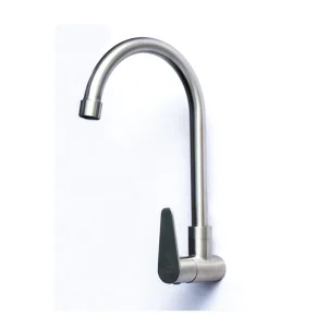 Stainless Steel Long Neck Kitchen Wall Bib Tap