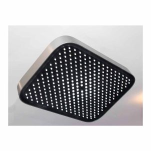 10" Oval Shaped Shower Head - Gun Grey